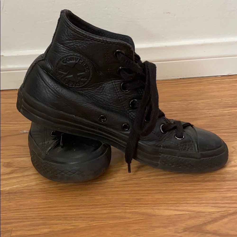 Leather High Top Converse